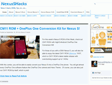 Tablet Screenshot of nexusshacks.com
